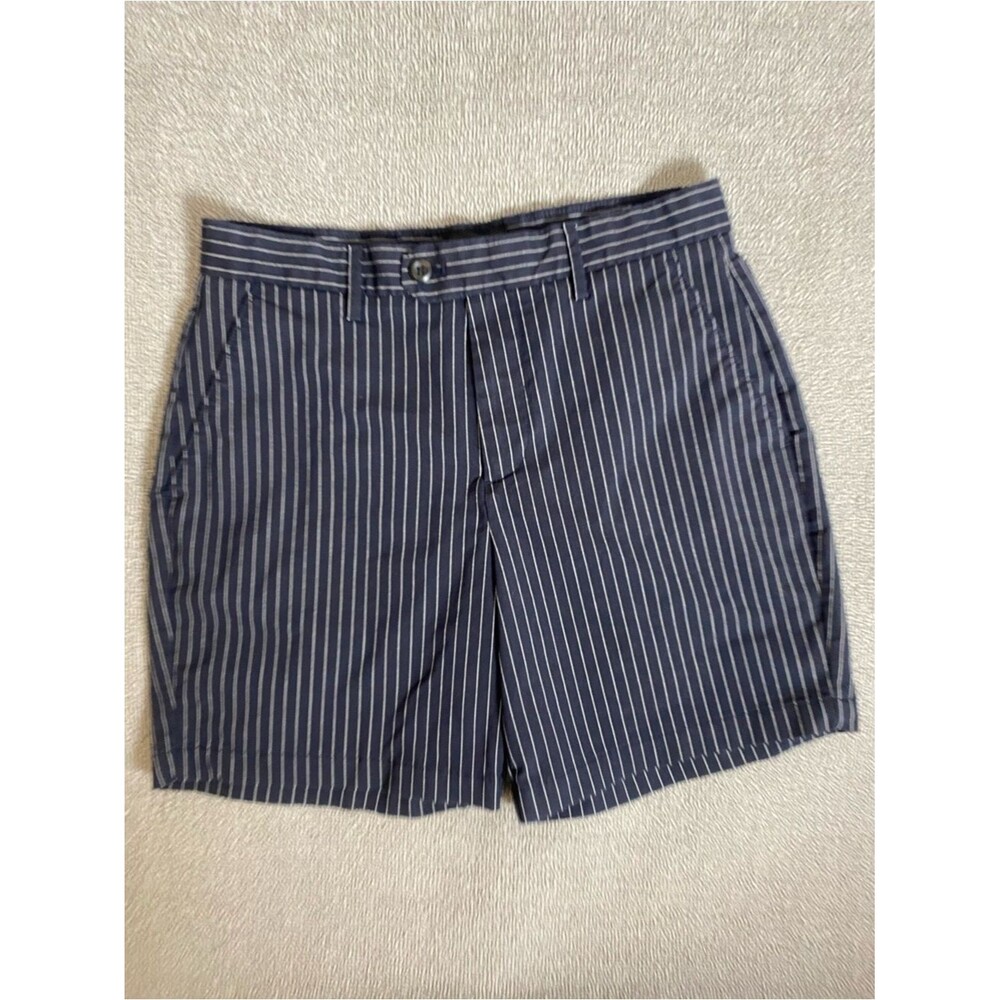 Banana Republic Women’s Navy Pinstripe High Waisted Shorts- Casual Daily Preppy